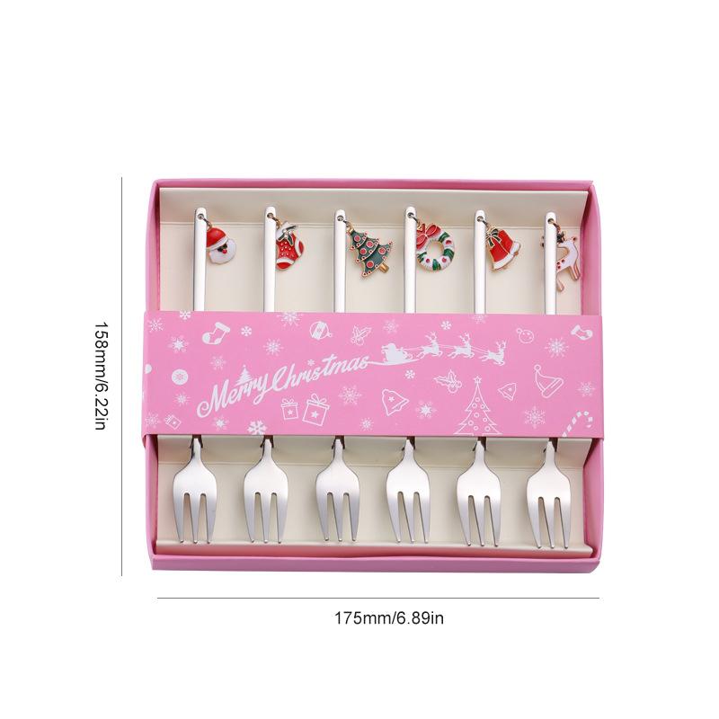 BowLift | Christmas Decorations for Home - Christmas Metal Spoon Gift Set