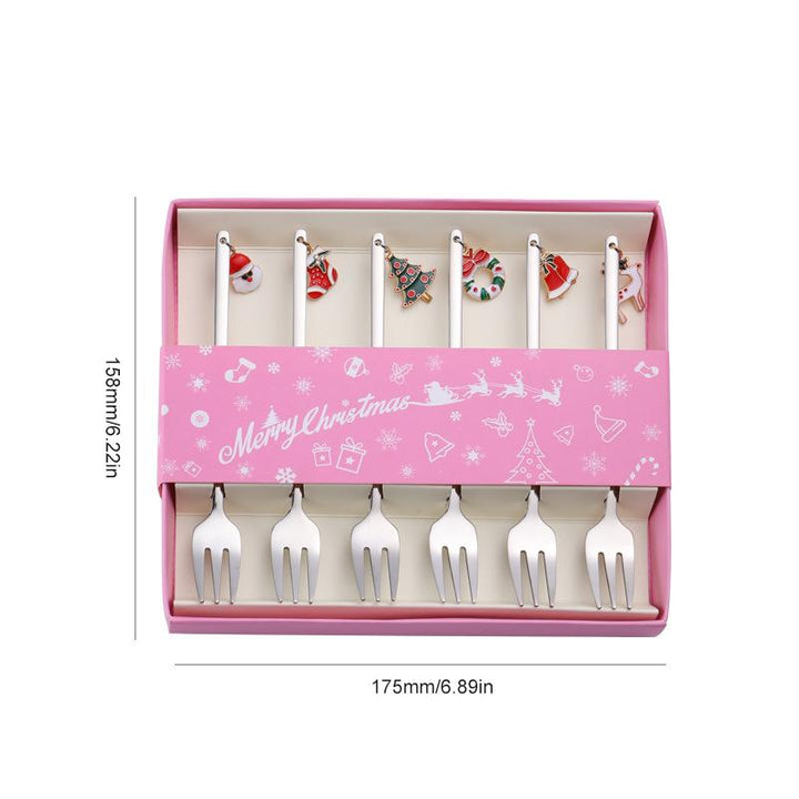 BowLift | Christmas Decorations for Home - Christmas Metal Spoon Gift Set