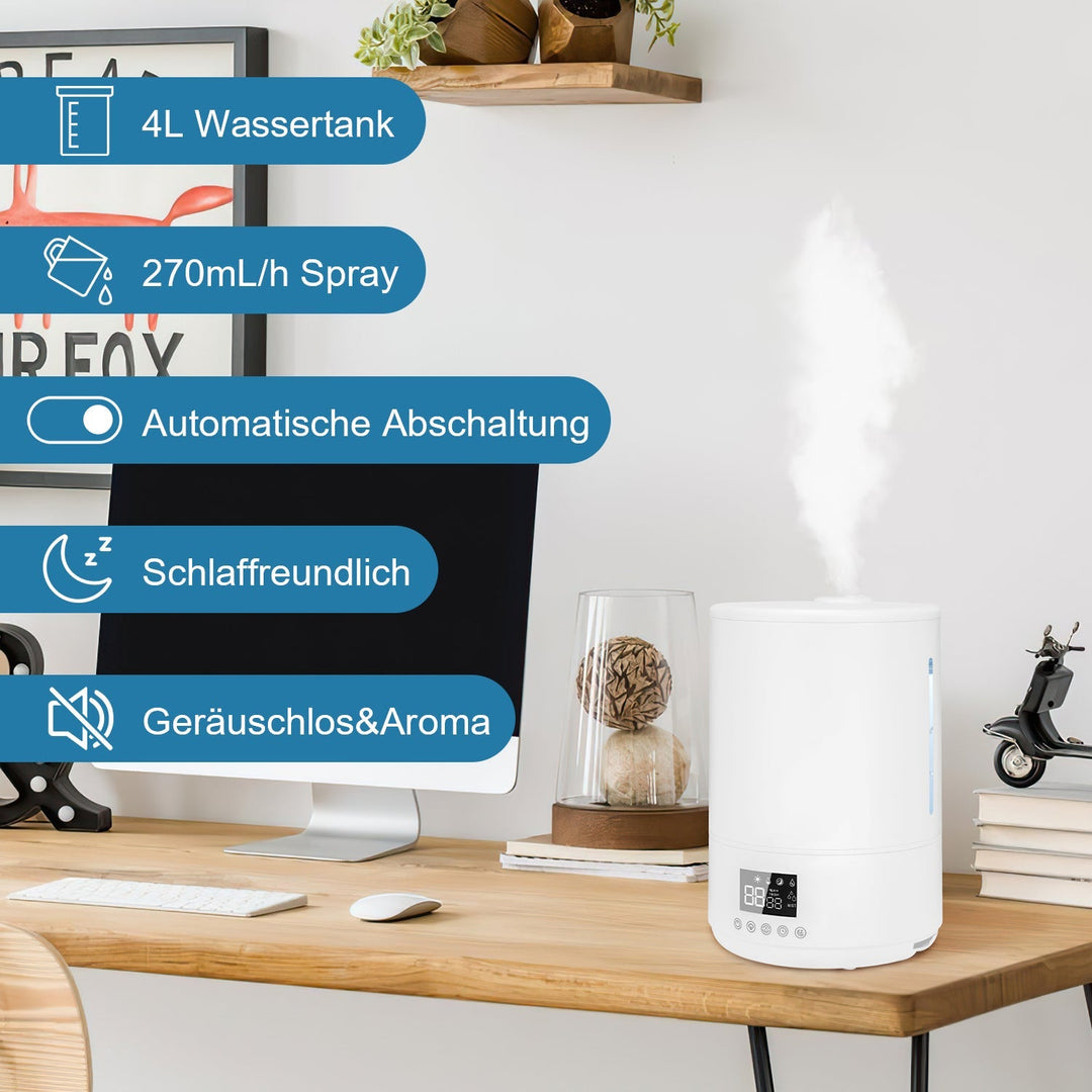 4L Top Fill Humidifier with Remote Control | Bowlift