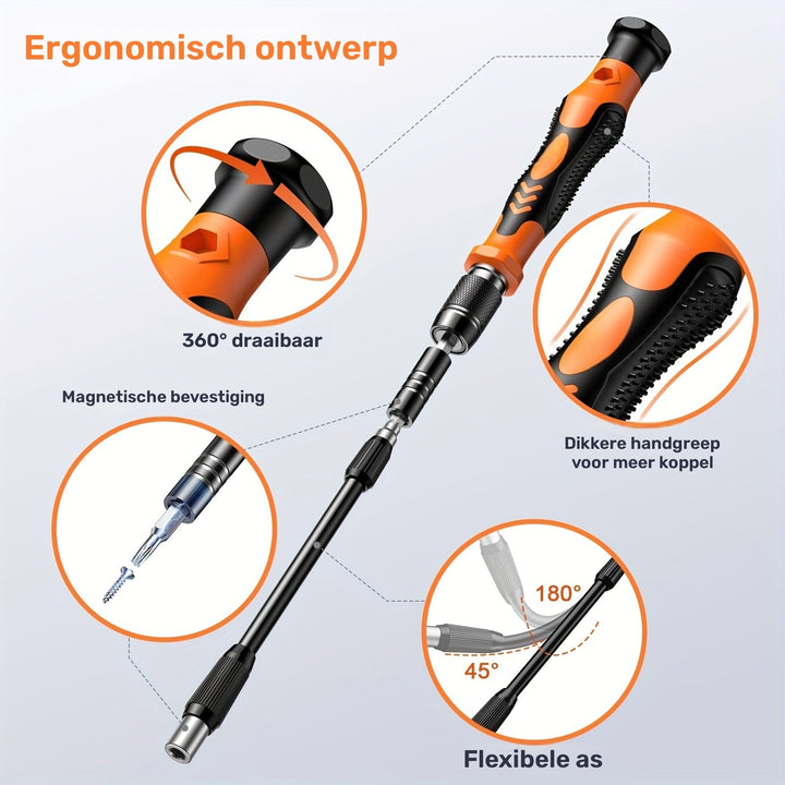 Precision Screwdriver Set 117-piece with Bits | Bowlift