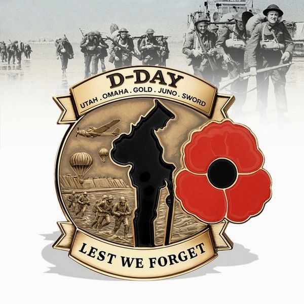 BowLift | Limited Edition D-DAY 80th Anniversary Commemorative Badge