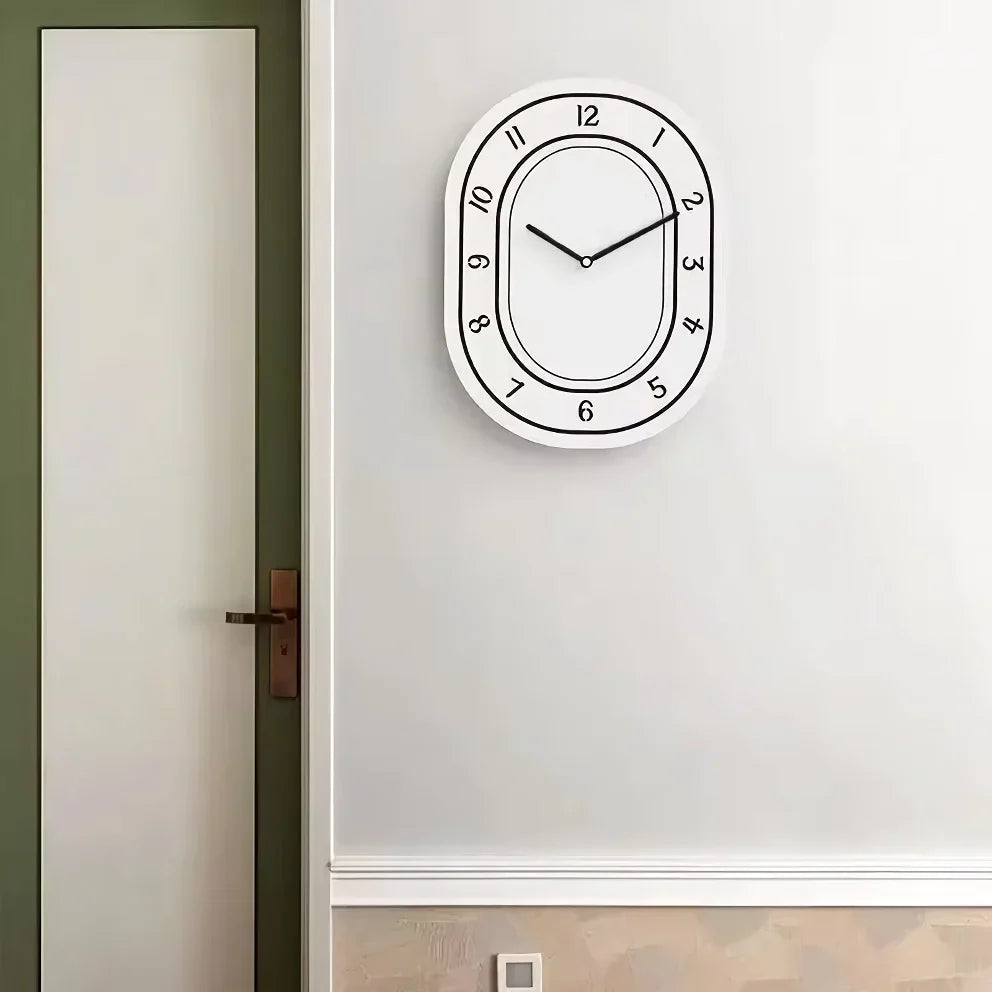 BowLift | Creative Minimalist White Wall Clock