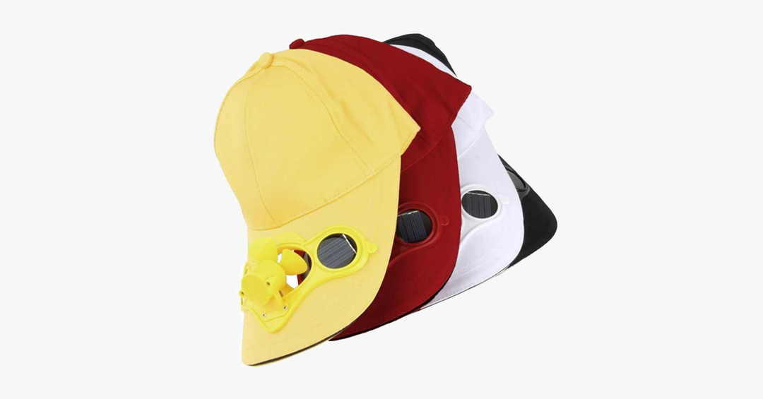 Solar Powered Cooling Fan Hat | Bowlift