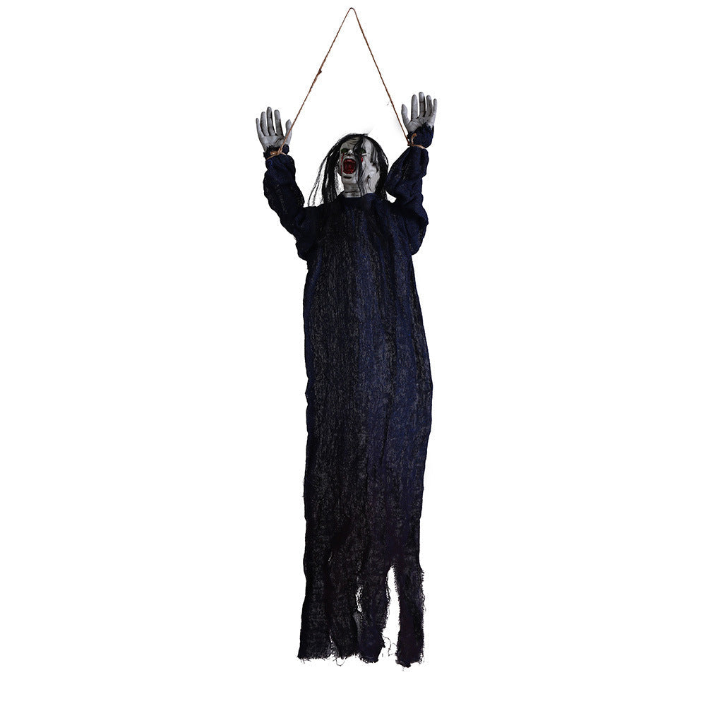 BowLift | Halloween Hanging Decoration – Creepy Ghost with Blood Stains