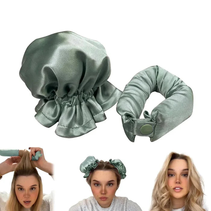 BowLift | Satin Heatless Curling Buns Set
