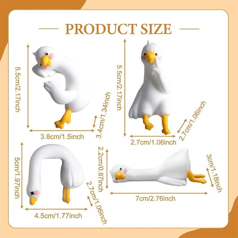 Mini Desk Duck Figurines Bowlift