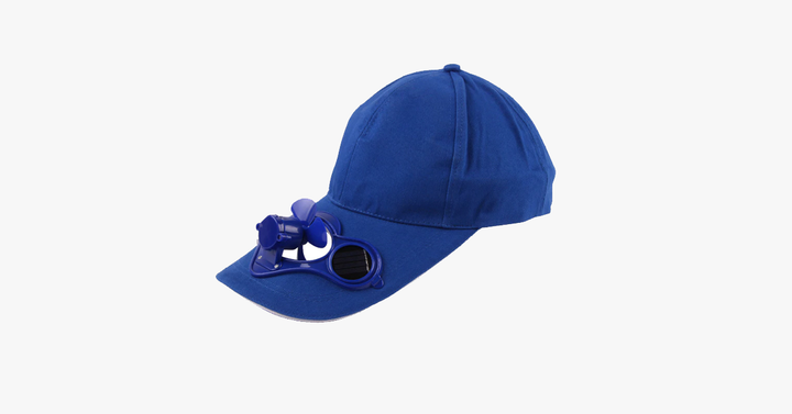Solar Powered Cooling Fan Hat | Bowlift