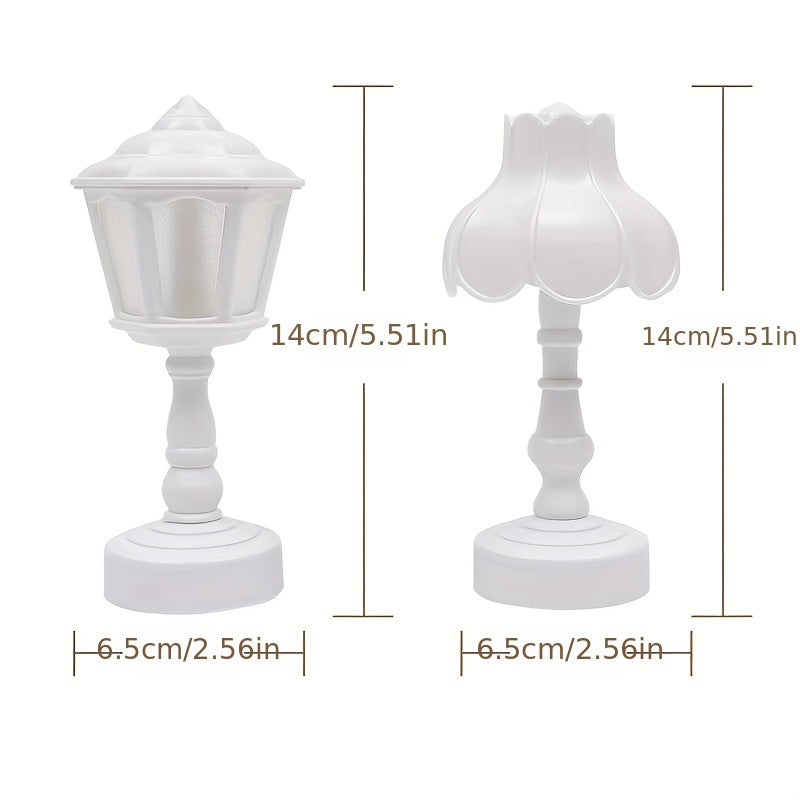 LumiDeco - Retro LED Mini Table Lamp for Home Bowlift