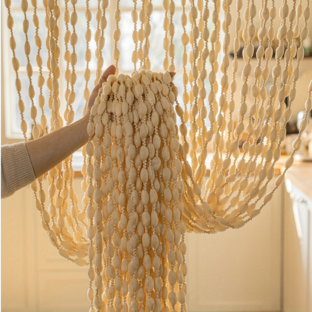 BohoDream Bed Canopy with Pearls for Bedroom or Play Area | Bowlift
