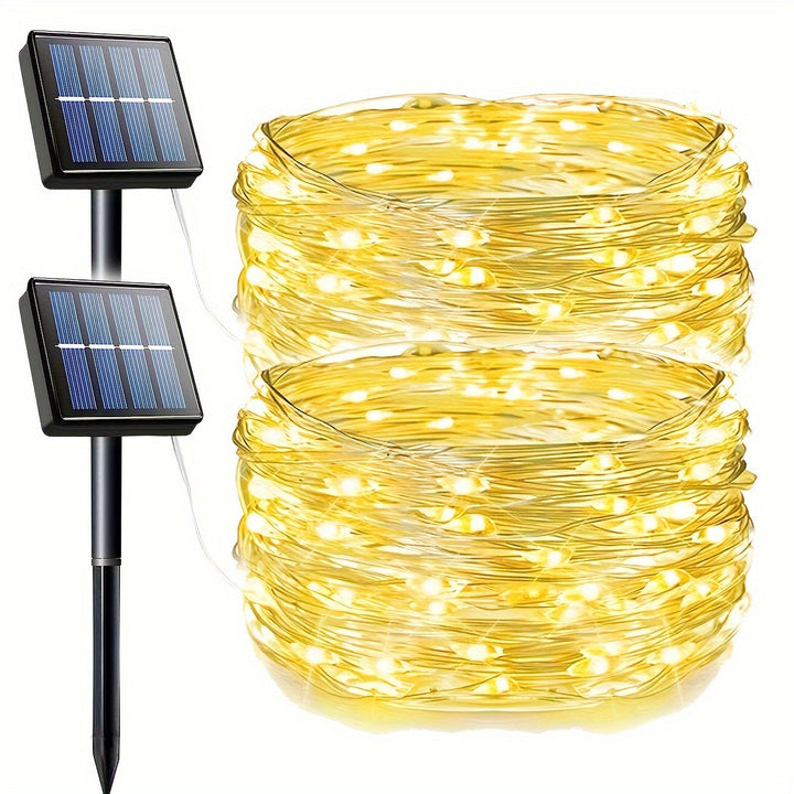 BowLift | Outdoor Solar Powered Red Fairy Lights