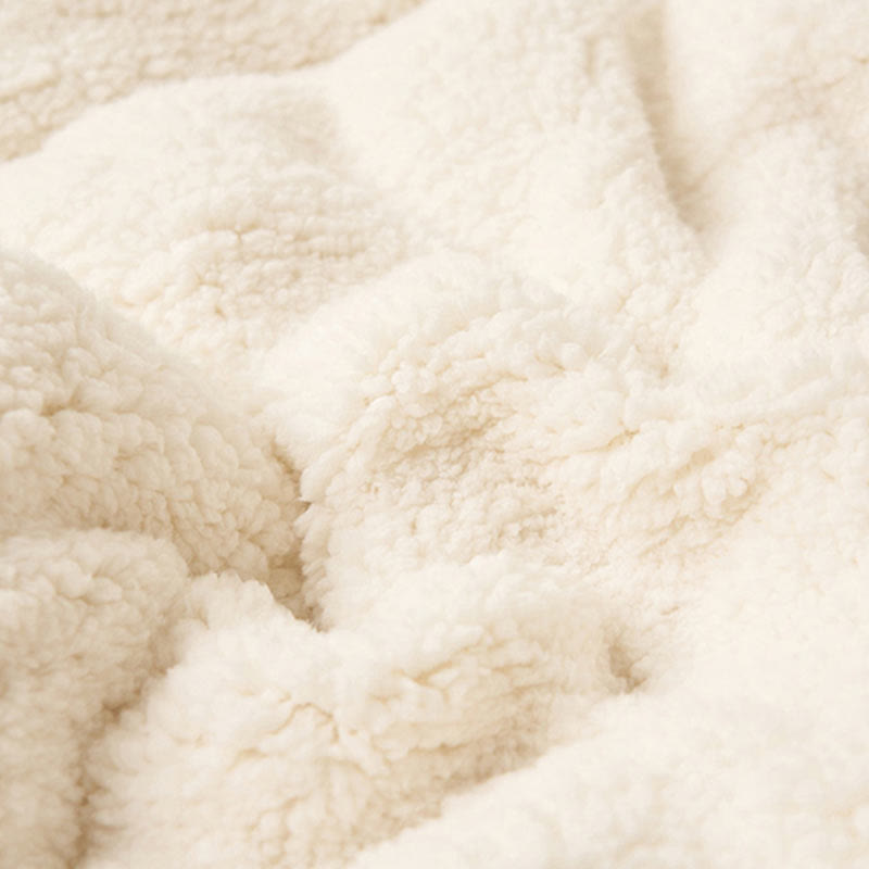 BowLift | Solid thick double-sided velvet cube blanket