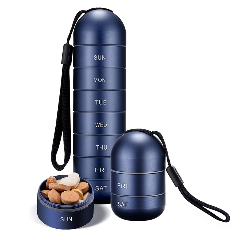 BowLift | 7-Day Portable Pillbox for Travel