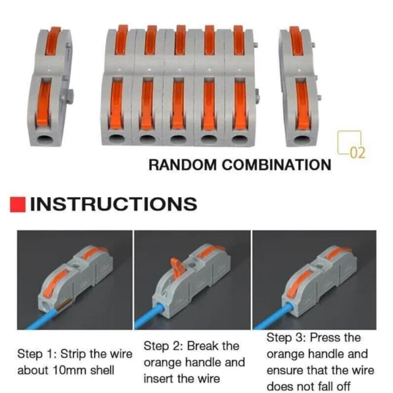 BowLift | Push-type Quick Connection Terminal, Wire Splitter