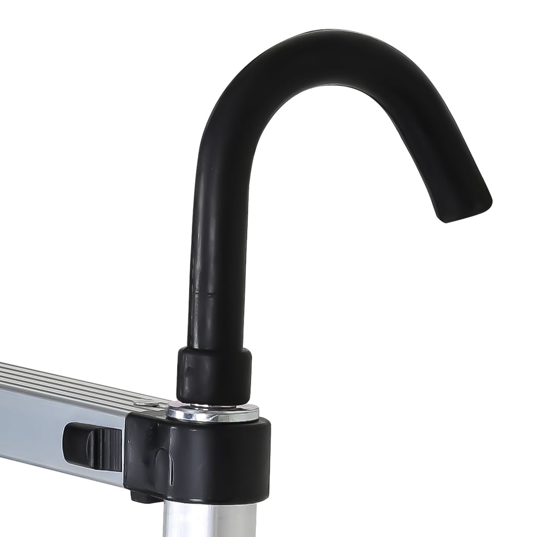 Telescopic ladder with 2 detachable hooks | Bowlift