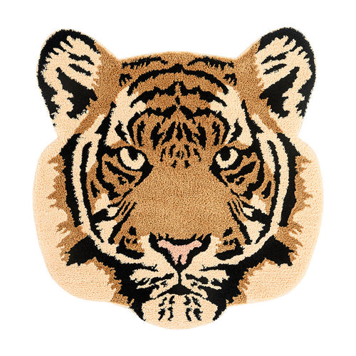 BowLift | Tiger Head Tufted Rug for Living Room and Kids Bedroom