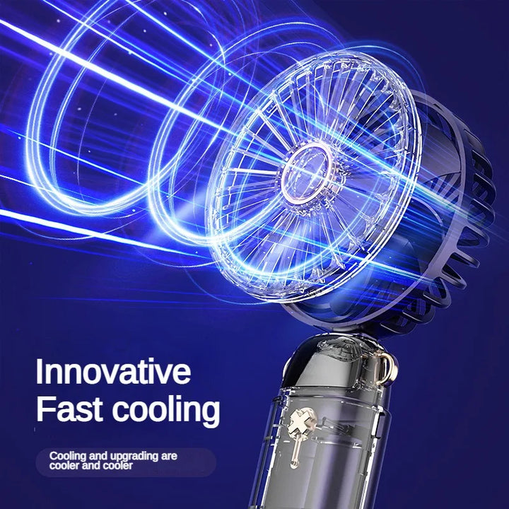 Portable USB Handheld Mini Fan with Phone Stand | Bowlift