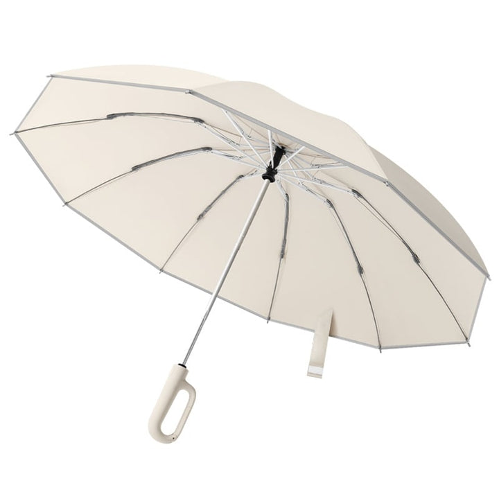 BowLift | Ring buckle umbrella, Reflective Safety Strip, Sturdy Windproof, Travel Portable