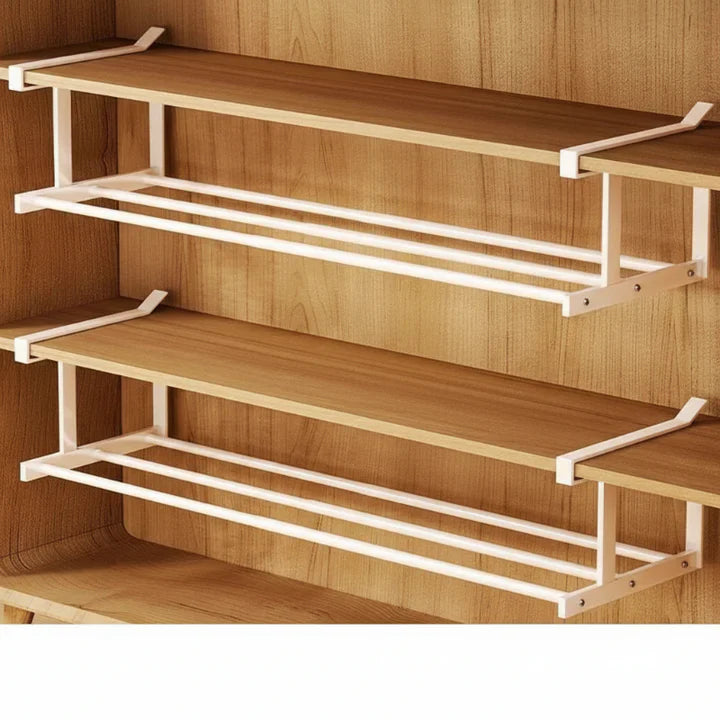 Under-shelf storage without drilling – adjustable 30–50 cm | Bowlift
