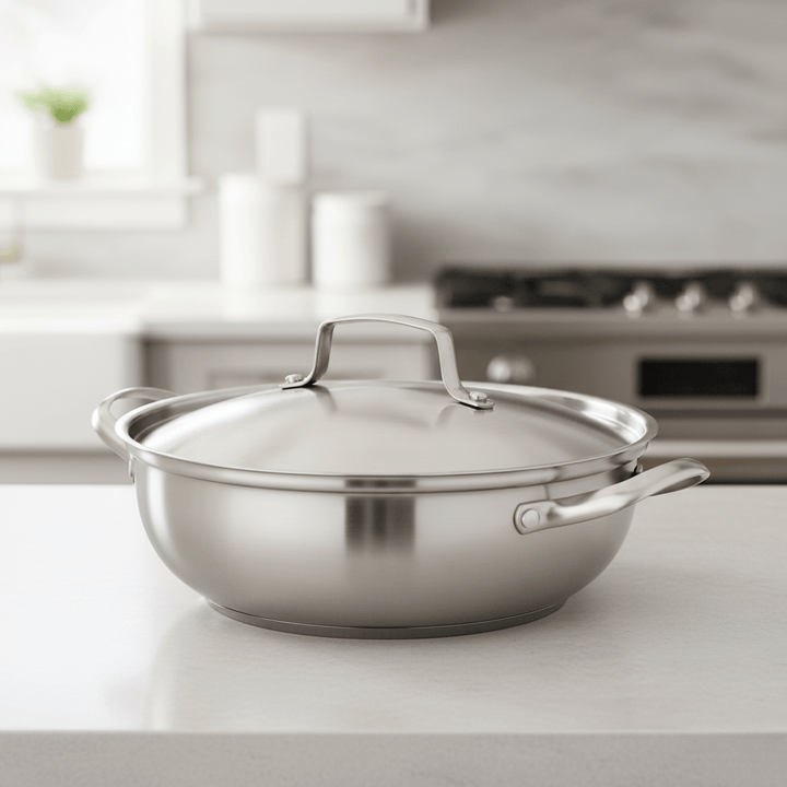 BowLift | Universal stainless steel cooking pot with lid for all types of stoves