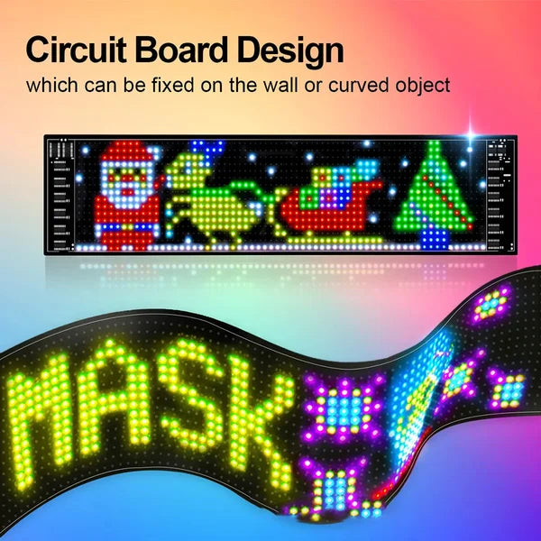 BowLift | Ultra-thin flexible Bluetooth LED screen