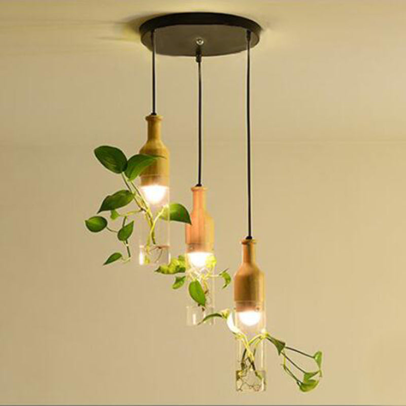 BowLift | Wooden Modern LED Plant Pendant Lights