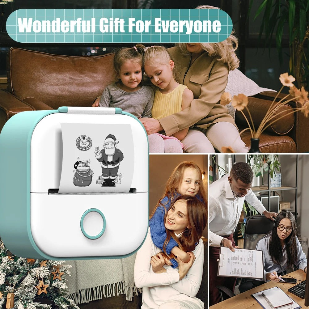 PocketPrint Mini – Portable Thermal Photo Printer Without Ink | Bowlift