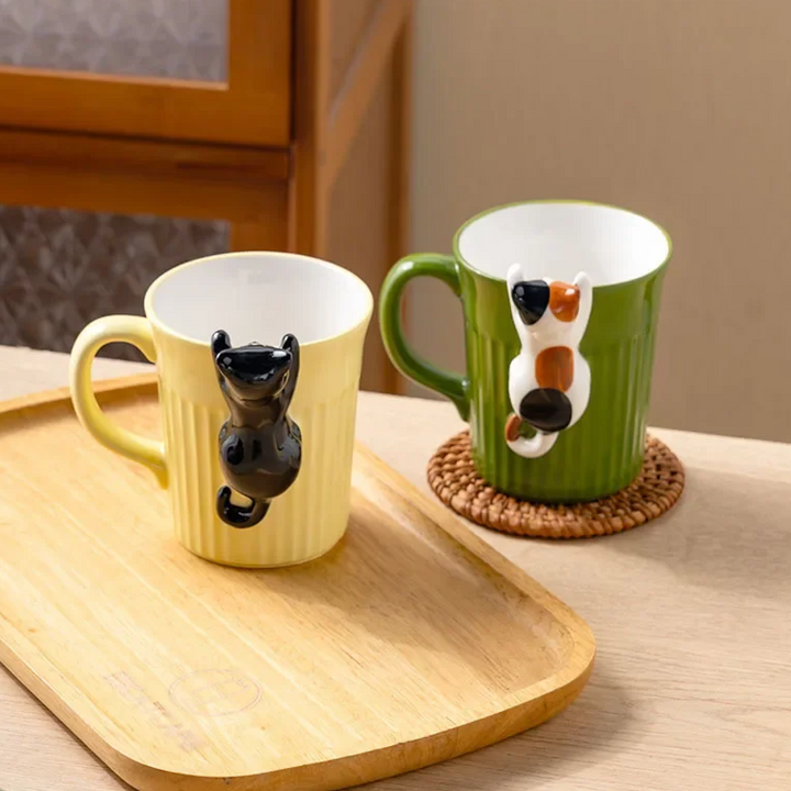 BowLift | Hanging in There Cat Ceramic Mug
