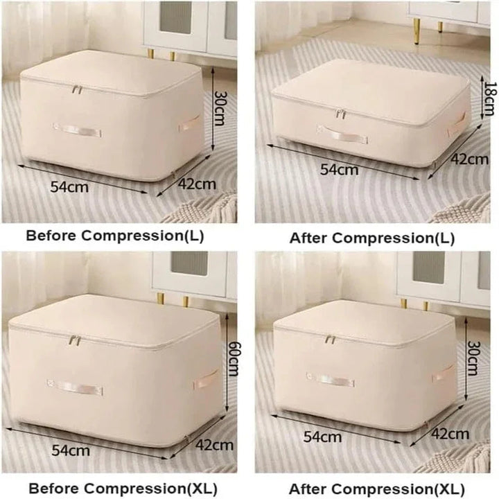 RaumMeister Compression Bag — Transform chaos into space miracles with just one press! | Bowlift