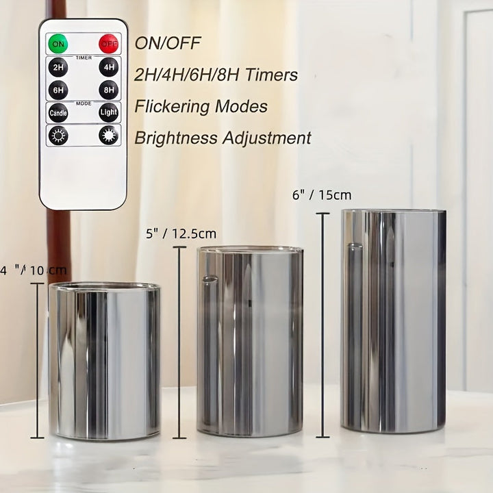FlameFree LED Candle Set – Stylish Ambient Lighting for Indoor and Outdoor Bowlift