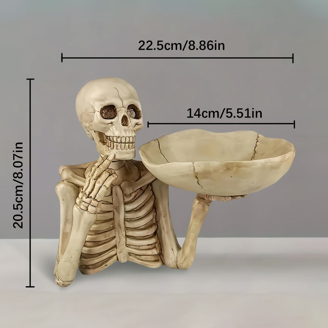 GhoulBowl Skull Bowl – Resin Halloween Candy Bowl and Gothic Decoration | Bowlift