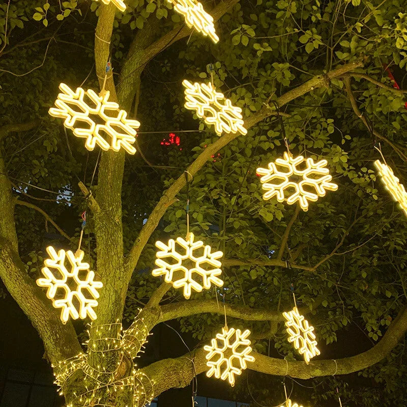 BowLift | Waterproof LED Snowflake Light for Festive Winter Decoration