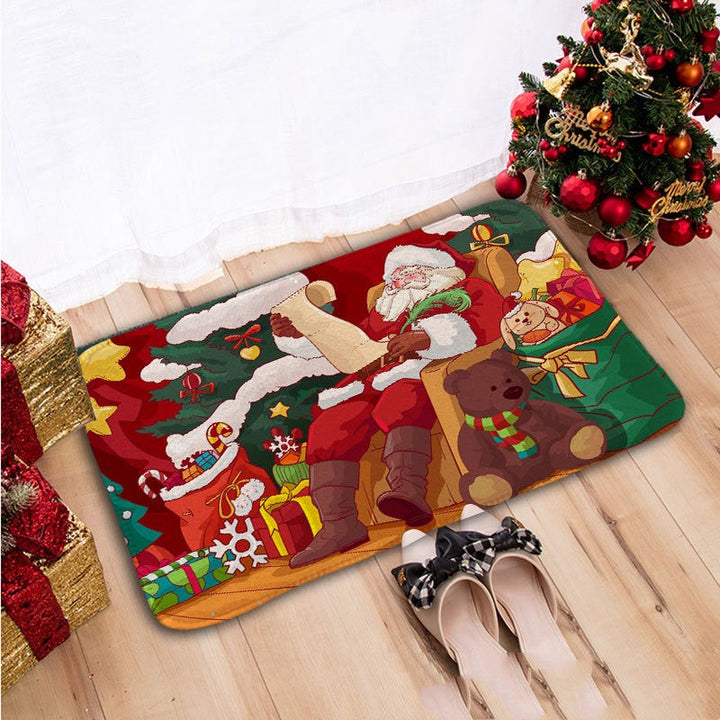 BowLift | Santa Claus Flannel Absorbent Floor Mat