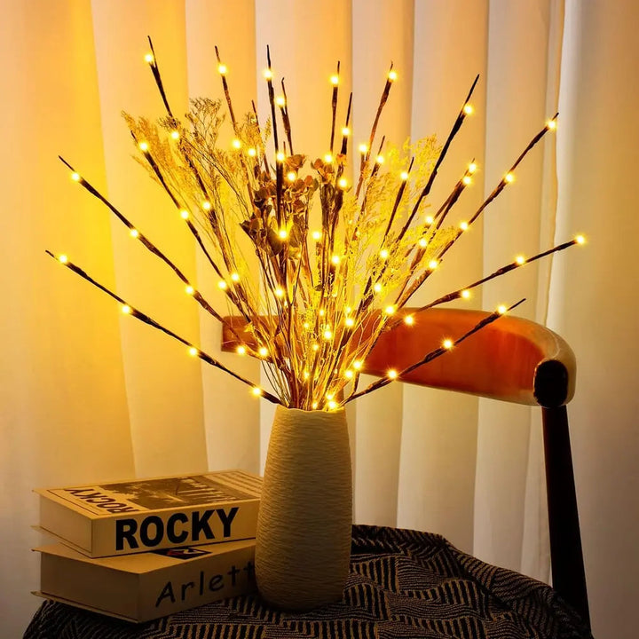 BowLift | Battery-operated adjustable LED branch decoration string lights