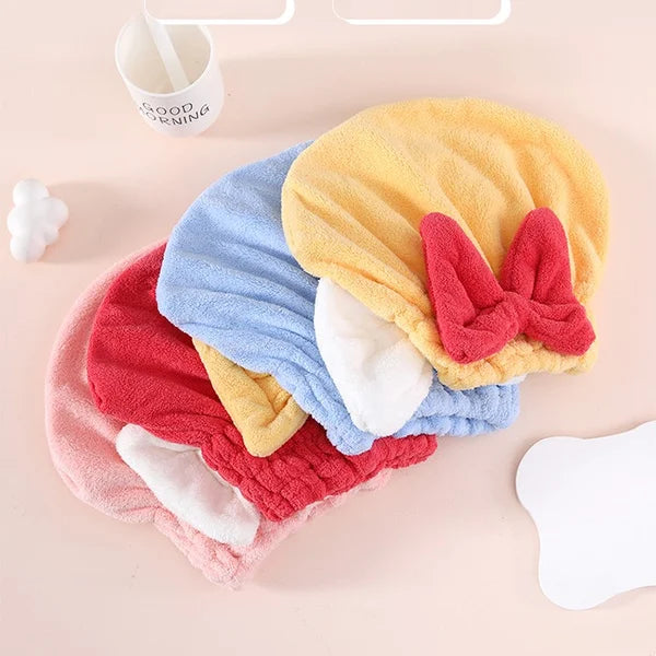 BowLift | New Super Absorbent Hair Towel Wrap for Wet Hair