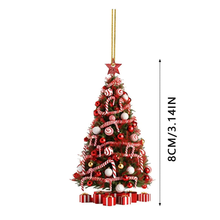 BowLift | Christmas Tree Pendant Holiday Decoration Acrylic Flat Decorations