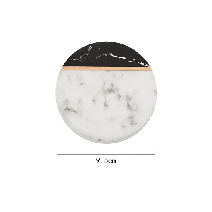 BowLift | Elegant Marble Ceramic Coasters