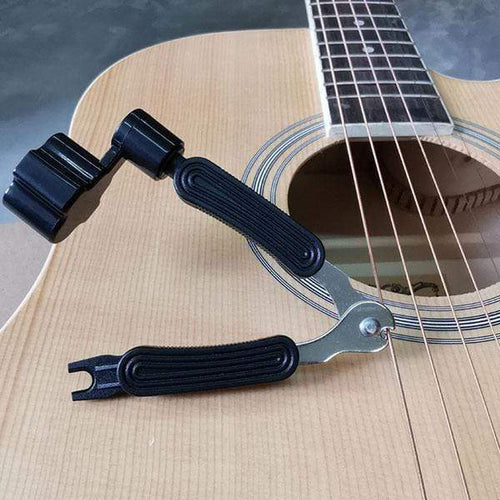 3-in-1 Tool for Changing Guitar Strings | Bowlift