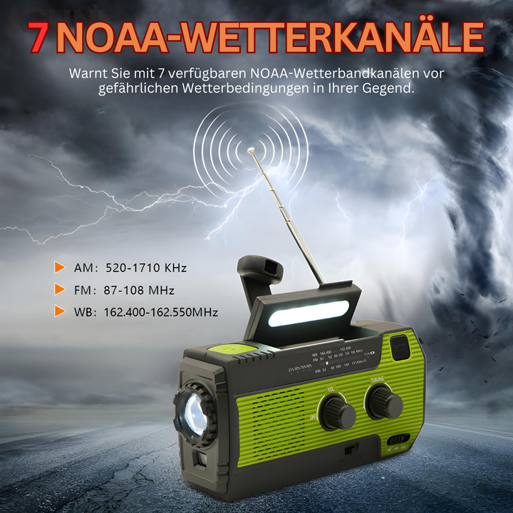 BowLift | Portable emergency solar radio - PowerWave
