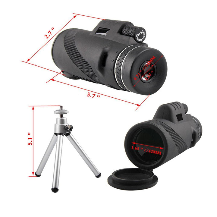 BowLift | Monocular High Definition Telescope 40x60 - IT ENABLES YOU TO OBSERVE TARGET