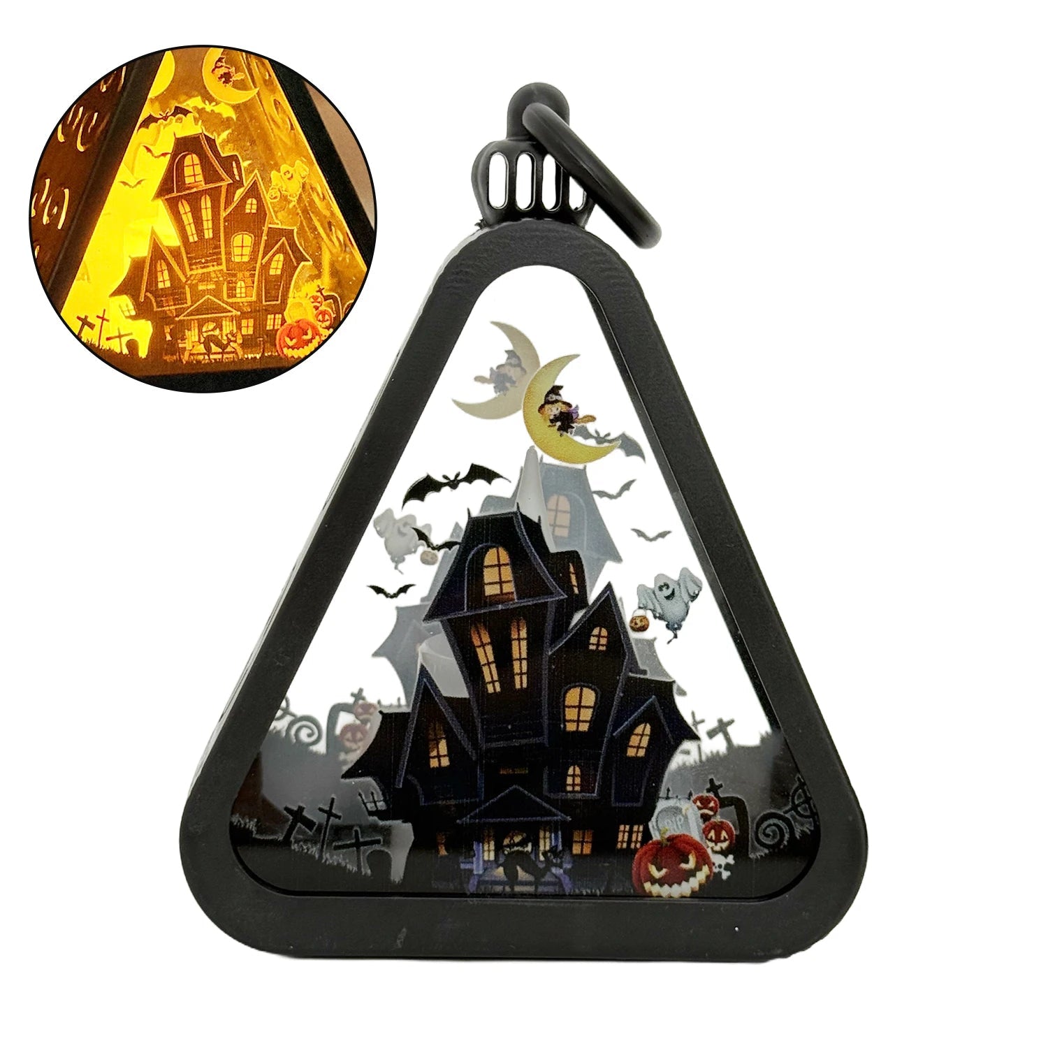 BowLift | Halloween Decor Triangle Table Lamp