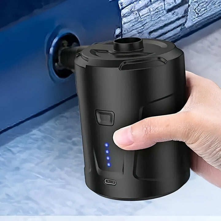 BowLift | Rechargeable Wireless Mini Electric Air Pump - Lightweight USB Pump for Outdoor Use, Inflates Air Mattresses and More