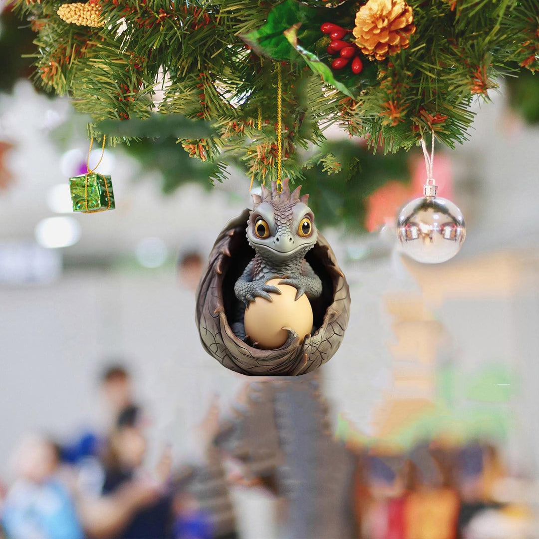 BowLift | Creative Dragon Egg Treasure Acrylic Automobile Hanging Ornament Christmas Decorations