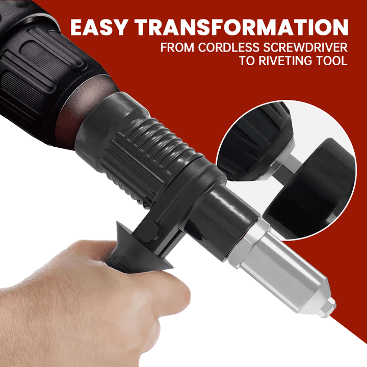 ProGrip — Turn your cordless screwdriver into a precise power machine for effortless riveting without exhaustion | Bowlift