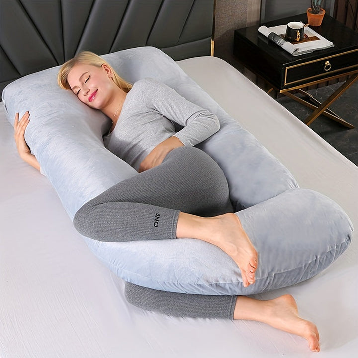 BowLift | MaternityEase - J-Shaped Pillow for Pregnant Moms