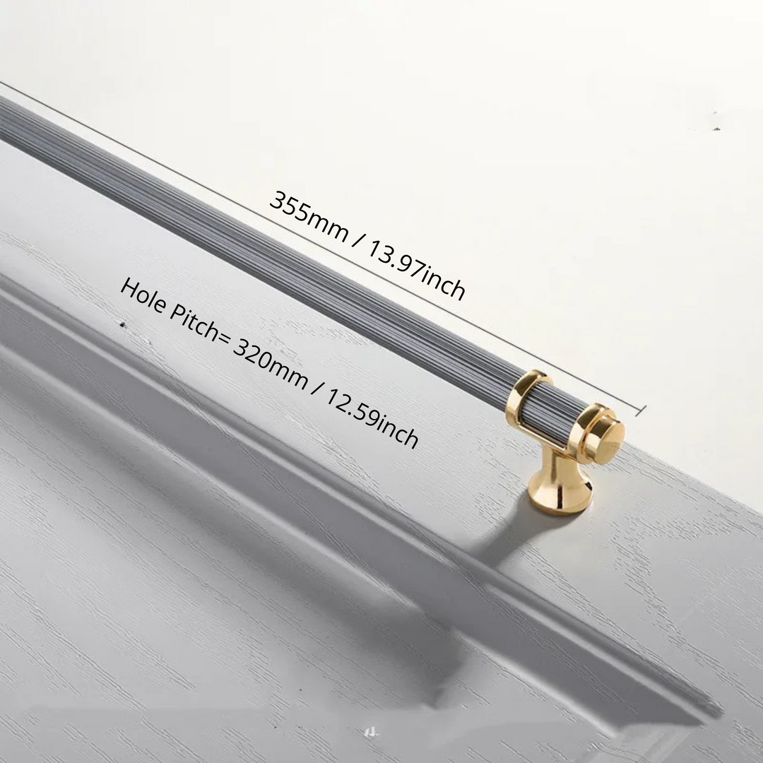 Cabinet Drawer Handle, Double Color Long Door Handle | Bowlift