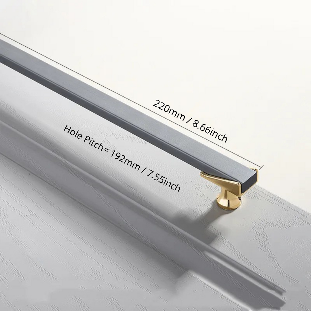 Cabinet Drawer Handle, Double Color Long Door Handle | Bowlift