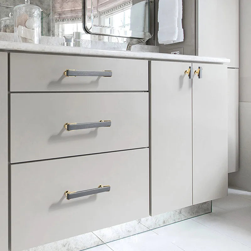 Cabinet Drawer Handle, Double Color Long Door Handle | Bowlift