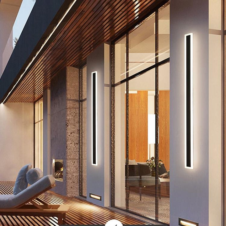 BowLift | NOCTARA – Elegant Modern Outdoor Wall Light for Garden & Balcony