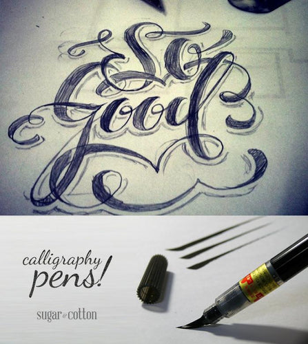 Calligraphy Brush Pens - 3 Pieces | Bowlift