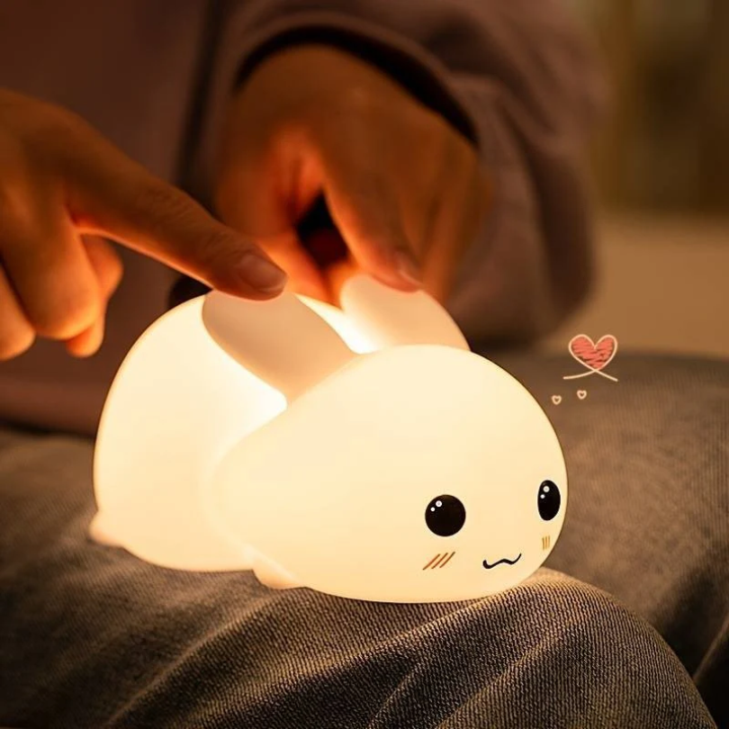 BowLift | Bunnilo Kids Night Light Bunny | Gentle Sleep Light | Child Safe & Energy Saving